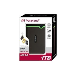 Transcend 1TB USB 3.1 Portable External Hard Drive 25M3 StoreJet Transcend 1TB USB 3.1 Portable External Hard Drive 25M3 StoreJet